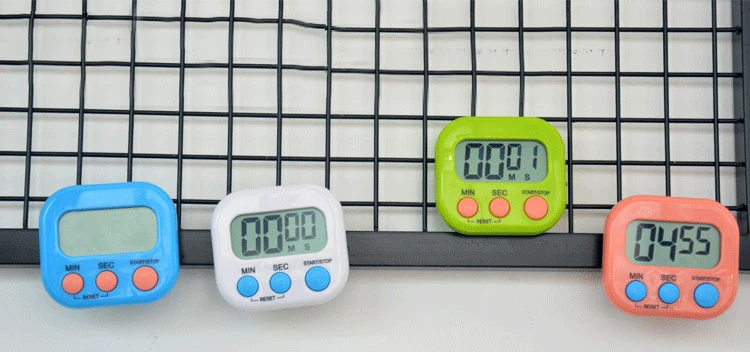 Home Creative Timer Gift Electronic Countdown Mechanical Cute Clock Digital Cooking Beauty Students Experiment Timer Kitchen Timer