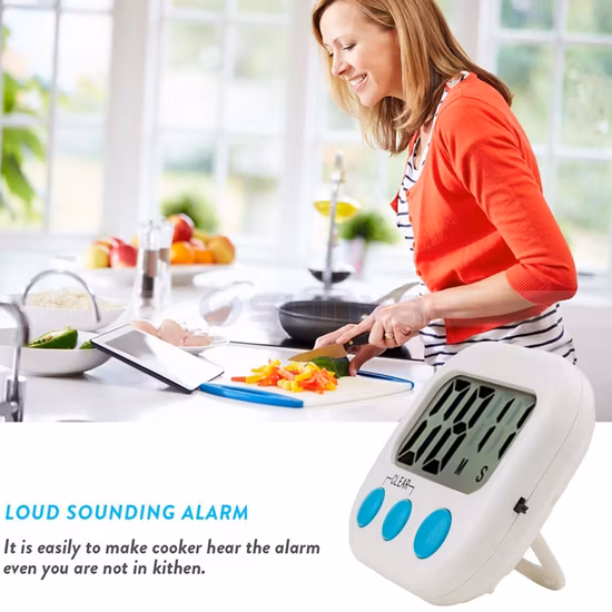 Timer da cucina di alta qualità con funzione di conto alla rovescia, timer elettronico LCD all'ingrosso