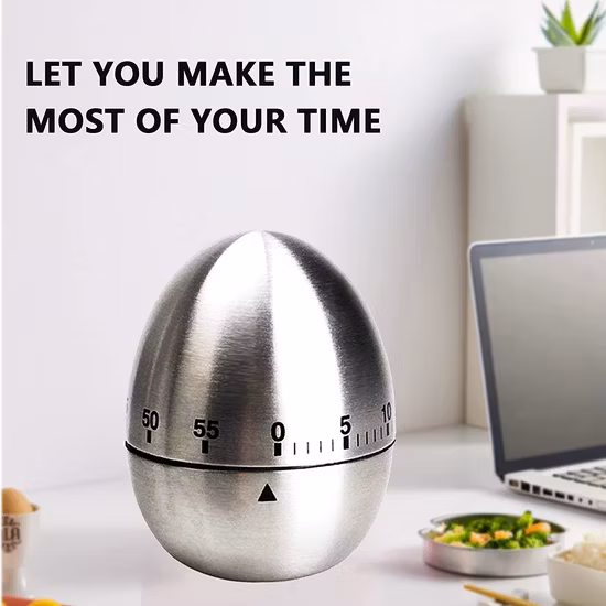 Vendita calda uovo carino timer da cucina meccanico