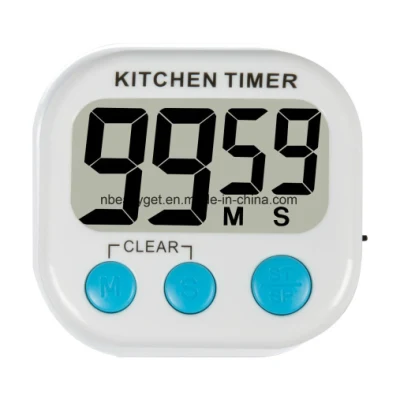 Timer da cucina digitale con retro magnetico di alta qualità per cucinare, cuocere al forno e altro ancora (display LCD, allarme forte, conto alla rovescia) Esg10223