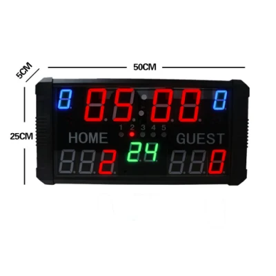 Tabellone segnapunti digitale con display a LED per tabellone segnapunti elettronico da basket